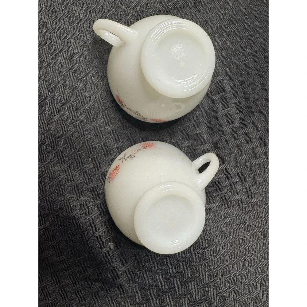 4 Piece Snack Tray With Teacups